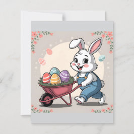 Paashaas Eieren & kruiwagen Stationery