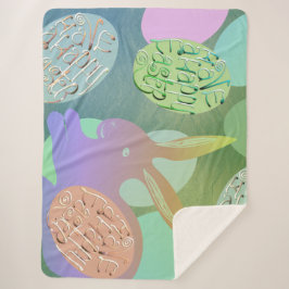 Paashaas Eieren Sherpa Deken