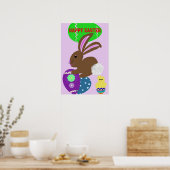 Paashaas Eieren Vakantie Poster (Keuken)