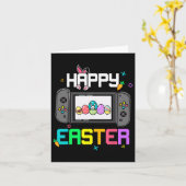 Paashaas eierjacht gamer Kinder jongens Mannen vid Kaart (Gele Bloem)