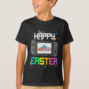 Paashaas eierjacht gamer Kinder jongens Mannen vid T-shirt
