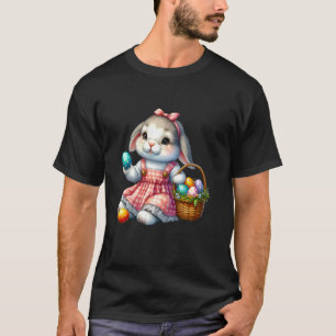 Paashaas Eierjacht Schattige Zondag Lente Christel T-shirt