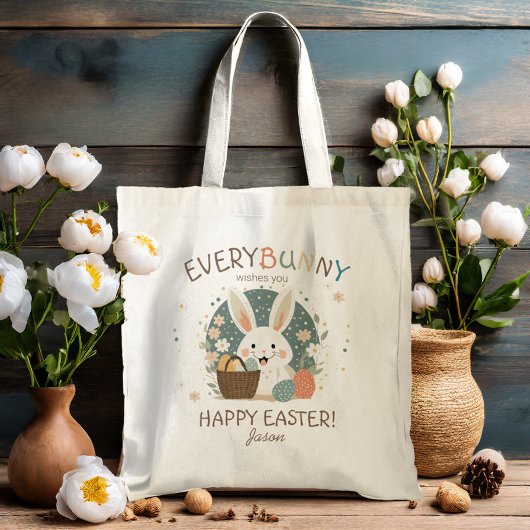 Paashaas eiermand ID1013 Tote Bag