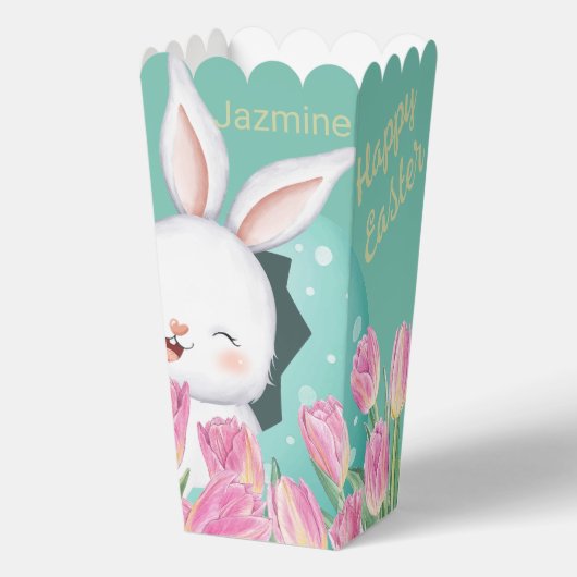 paashaas eiertulpen bedankdoosjes (Voorkant)