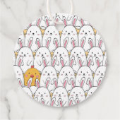 Paashaas en Baby Chicks Bedankjes Labels (Achterkant)