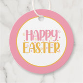 Paashaas en Baby Chicks Bedankjes Labels (Voorkant)