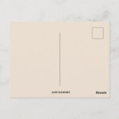 paashaas en baby's briefkaart (Achterkant)