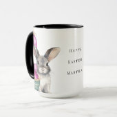 Paashaas en Cerise paaseieren in mand Mok (Voorkant links)