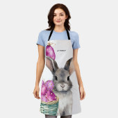 Paashaas en Cerise paaseieren in mand Schort (Gedragen)