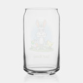 Paashaas en de Kip Blikvorm Glas (Achterkant)