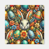 ~ Paashaas en eieren ~ Magneet (Voorkant)