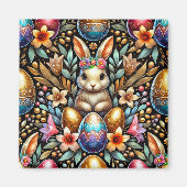 ~ Paashaas en eieren ~ Magneet (Voorkant)