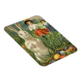 paashaas en kinderen Happy Eastertide Magneet (Rechterzijde)