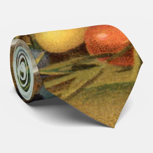  paashaas en kinderen Happy Eastertide Stropdas (Opgerold)