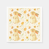 Paashaas en vlinders servet (Voorkant)