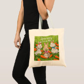 Paashaas en wortelen tote bag (Voorkant (product))