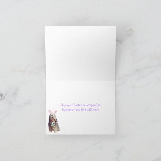 paashaas feestdagen kaart (Binnen)