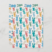 Paashaas Feestdagenkaart (Voorkant / Achterkant)