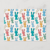 Paashaas Feestdagenkaart (Achterkant)