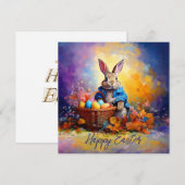 Paashaas Feestdagenkaart (Voorkant / Achterkant)