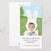 Paashaas - Fotokaart Feestdagenkaart (Voorkant / Achterkant)