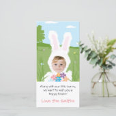 Paashaas - Fotokaart Feestdagenkaart (Staand voorkant)