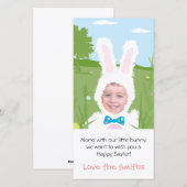 Paashaas - Fotokaart Feestdagenkaart (Voorkant / Achterkant)