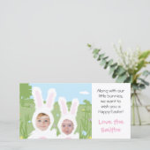 Paashaas - Fotokaart Feestdagenkaart (Staand voorkant)