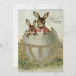 Paashaas gekleurd Boerderij Kaart