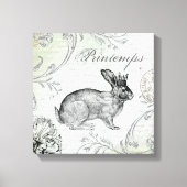  paashaas gespannen canvas (Voorkant)