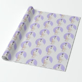 Paashaas Gezicht Wrapping Paper Cadeaupapier (Uitgerold)