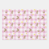 Paashaas Gingham Inpakpapier Vellen (Voorkant 2)