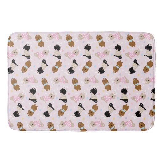 Paashaas Goldendoodle Honden Badmat (Voorkant)