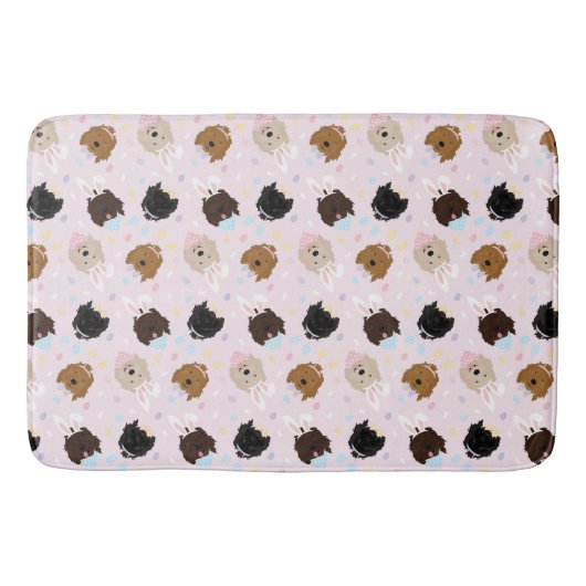 Paashaas Goldendoodle Honden Badmat (Voorkant)