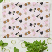 Paashaas Goldendoodle Honden Theedoek (Gevouwen)