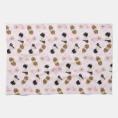 Paashaas Goldendoodle Honden Theedoek (Horizontaal)