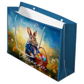 Paashaas  groot cadeauzakje (Voorkant Gekanteld)