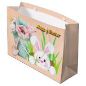 Paashaas Groot Cadeauzakje (Achterkant Gekanteld)