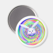 Paashaas Hoofd Spin Magneet (Voorkant / Achterkant)
