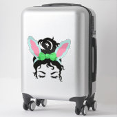 Paashaas Hoofdband Rommelige Knot Sticker (Koffer)