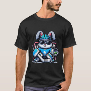 Paashaas ijshockey goalie Mannen jongens Kinder pe T-shirt