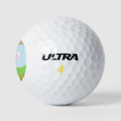 Paashaas illustratie golfballen (Logo)