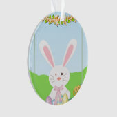 Paashaas illustratie ornament (voorkant)