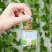 Paashaas illustratie sleutelhanger (Hand)