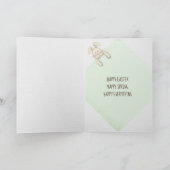 Paashaas in bloempot kaart (Binnen)