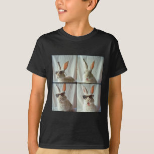 Paashaas in de fotomachinestijl t-shirt