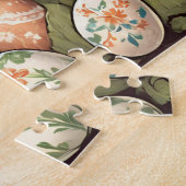 paashaas in de lentetuin legpuzzel (Zijkant)