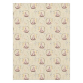 Paashaas in een bloemenkorf tafelkleed (Voorkant)