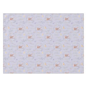 Paashaas in een bloemenkrans tafelkleed (Voorkant (Horizontaal))