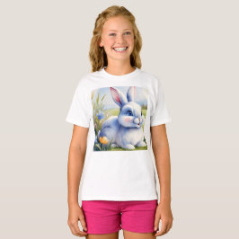 Paashaas in een tuin, Pasen T-shirt